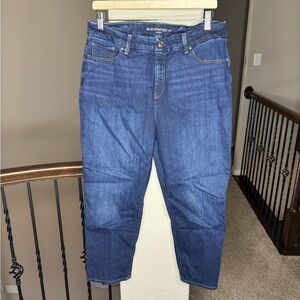 Chico’s the So Lifting Crop Jeans Size 2.5 or L/14 Cropped Dark Wash Denim